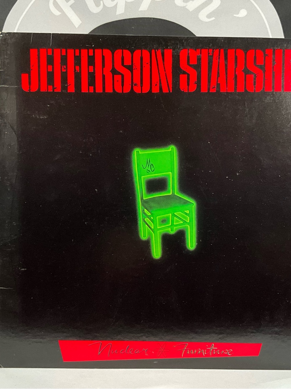 Jefferson Starship - Nuclear Furniture LP (1984) Grunt Records BXL1-4921 - VG